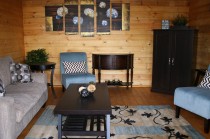 客厅背景墙装修效果图：现代简约风格，打造温馨舒适的家居空间