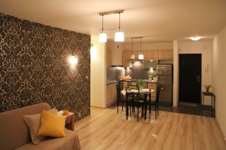 一室一厅公寓装修效果图：现代简约风格，打造温馨舒适的家